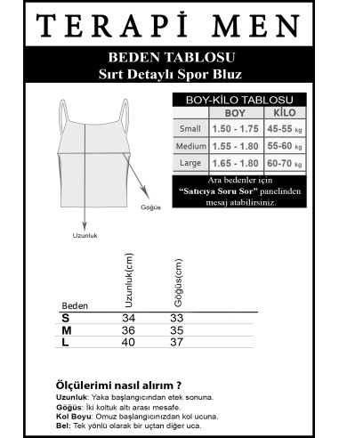 Siyah Sırt Detaylı Fitted/Vücuda Oturan Kare Yaka Spor Bluz