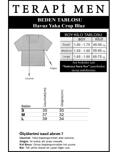 Siyah Havuz Yaka Fitted/vücuda Oturan Kısa Kol Crop Tişört