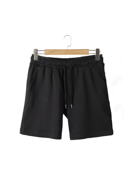 Erkek Siyah Basic Regular Fit Şort & Bermuda