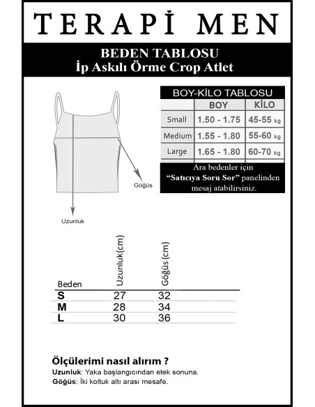 Beyaz İp Askılı Fitted/Vücuda Oturan Fitili Örme Crop Top Bluz